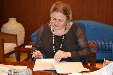 Mari Carmen Castellano, alcaldesa de Telde (Foto TA)