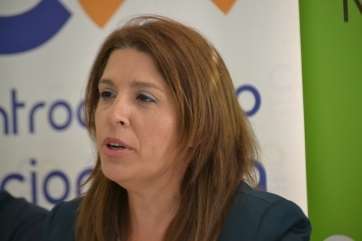 Imagen de archivo de Carmen Hernández, presidenta de NC en Telde (Foto TA)