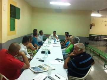 Momento de la reunión (Foto TA)