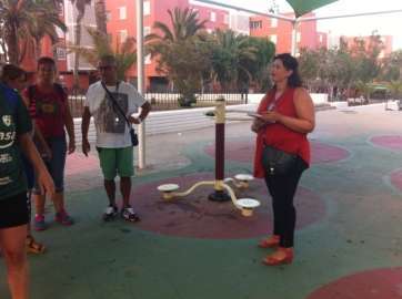 Visita de miembros de NC a Las Remudas (Foto TA)