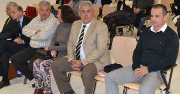 José Luis Mena y Pedro Pablo Santana, en la primera sesión del juicio (Foto TA)