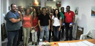 Artiles, tras ser proclamado candidato (Foto TA)