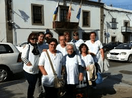 Imagen de archivo de trabajadoras del Servicio de Ayuda a Domicilio durante una protesta (Foto TA)