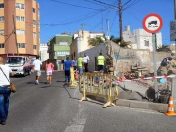 Obras en San Gregorio para mejorar la accesibilidad (Foto TA)