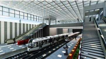 Diseño de una de las estaciones del nuevo tren de Gran Canaria (Foto TA)