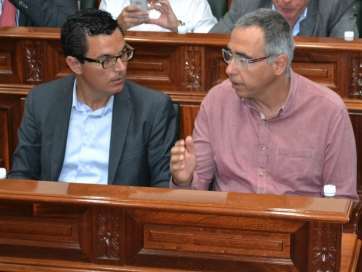 Pablo Rodríguez y Daniel Martín, en una imagen de archivo (Foto TA)