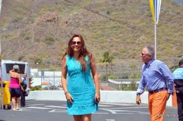 Herminia Demetrio, en las pasadas fiestas de Lomo Magullo (Foto Antonio Alí)
