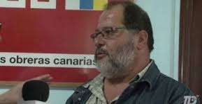 Juan Miguel Suárez, de la ejecutiva de CCOO de Canarias (Foto TA)