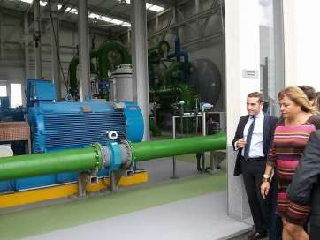 Inauguración de la desaladora Telde II (Foto TA)