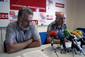 Imagen de archivo de una comparecencia ante los medios de Antonio Pérez (Foto TA)