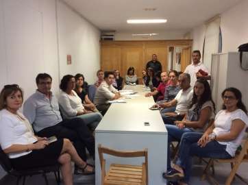 Asistentes a la reunión celebrada este jueves en Telde (Foto TA)