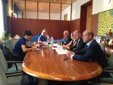 Momento de la reunión (Foto TA)