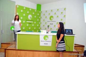 Un momento del debate celebrado esta tarde en la sede de los nacionalistas teldenses (Foto Antonio Alí)