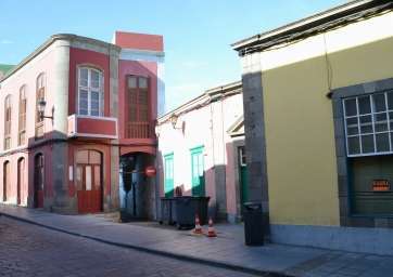 Lugar donde se encontraba el ficus talado este viernes (Foto Daniel Ojeda)