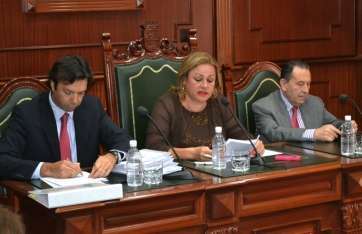 Imagen de archivo de una sesión del Pleno de Telde (Foto TA)