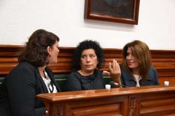 Edilas de NC en el Pleno de ayer viernes (Foto TA)