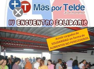 Cartel del cuarto encuentro solidario de Más por Telde (Foto TA)