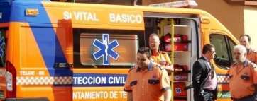 Imagen de archivo de la ambulancia de Protección Civil (Foto TA)