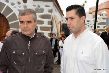 Alejandro Ramos y Juan Quintana, los dos ediles socialistas en el Ayuntamiento de Telde (Foto Antonio Alí)
