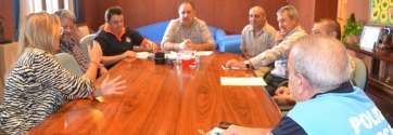 Momento de la reunión de la Junta de Seguridad Local (Foto TA)