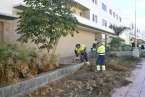 Plan de choque de Parques y Jardines en la urbanización La Vega (Foto TA)