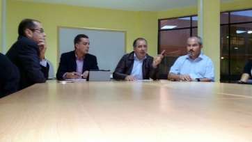 Momento de la reunión (Foto TA)