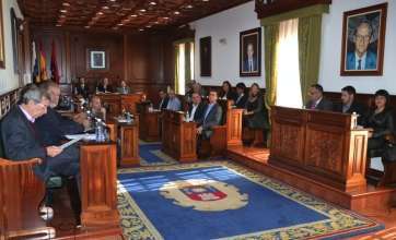 Mari Carmen Castellano, este viernes en el Pleno (Foto TA)