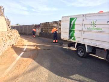 Actuación municipal en Callejón del Castillo (Foto TA)