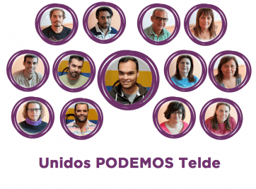Candidatos de Unidos Podemos Telde (Foto TA)