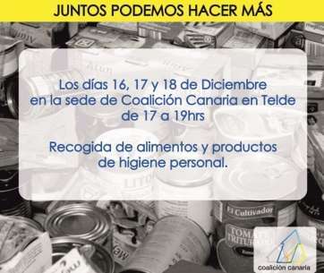 Cartel de la campaña de CC (Foto TA)