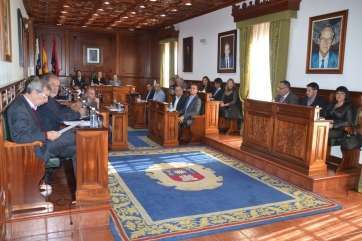 Imagen de un Pleno reciente del Ayuntamiento de Telde (Foto TA)