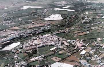 Vista aérea de El Calero (Foto TA)