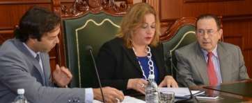 La alcaldesa Mari Carmen Castellano, en el pleno del pasado lunes 22 de diciembre (Fto TA)