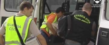 Imagen de archivo de la detención de los trabajadores (Foto TA)