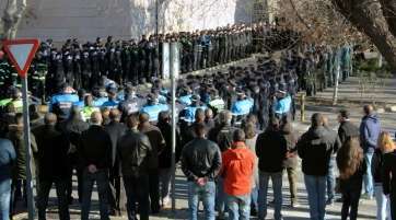 Funeral del policía asesinado en Madrid (Foto TA)
