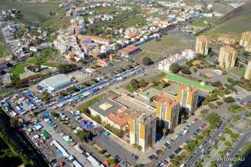 Vista aérea del Valle de Jinámar (Foto Antonio Alí)