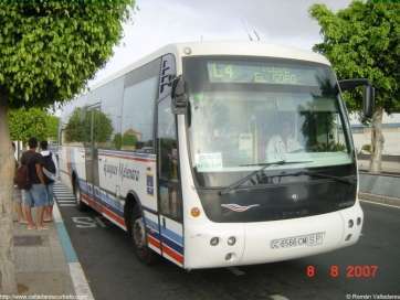 Guagua del transporte público en Telde (Foto TA)