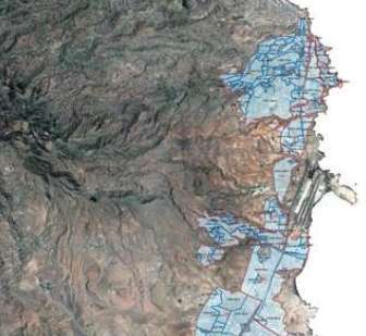 Mapa con las afecciones en Telde (Foto Canarias 7)