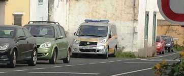 Vehículo con radar que usa la Policía Local de Telde, a primera hora de esta tarde, en la carretera de Telde a Melenara (Foto TA)