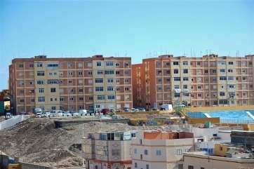 Edificios de Los Marinos, en Melenara (Foto TA)