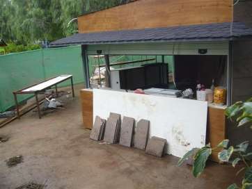 Imagen de archivo del quiosco instalado junto a la zona infantil del parque de San Juan (Foto TA)