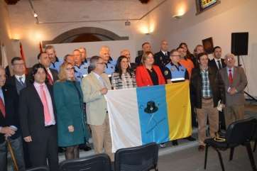 Un momento del acto, este miércoles (Foto TA)