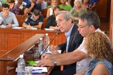 Guillermo Reyes, en un Pleno de Telde  (Foto TA)