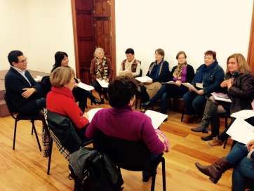 Rodríguez se reunió con varios colectivos de mujeres de Telde (Foto TA)