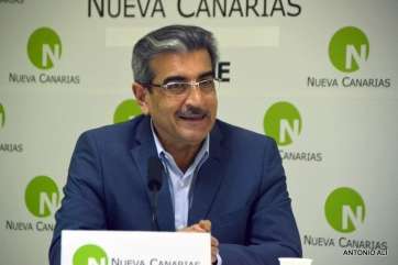 Román Rodríguez, parlamentario y portavoz de Nueva Canarias en el hemiciclo regional (Foto Antonio Alí)