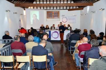 Momento del acto de esta noche (Foto Antonio Alí)