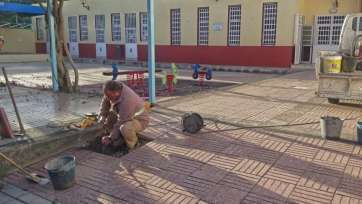 Obras en el Valle de los Nueve (Foto TA)