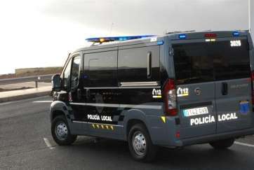 Vehículo de la Policía Local de Telde (Foto TA)