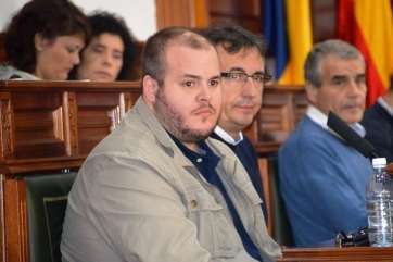 Ediles de la oposición, en el último Pleno de Telde (Foto TA)