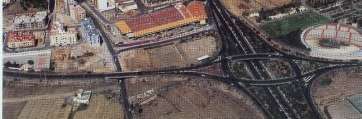 Vista aérea de parte de la circunvalación (Foto TA)